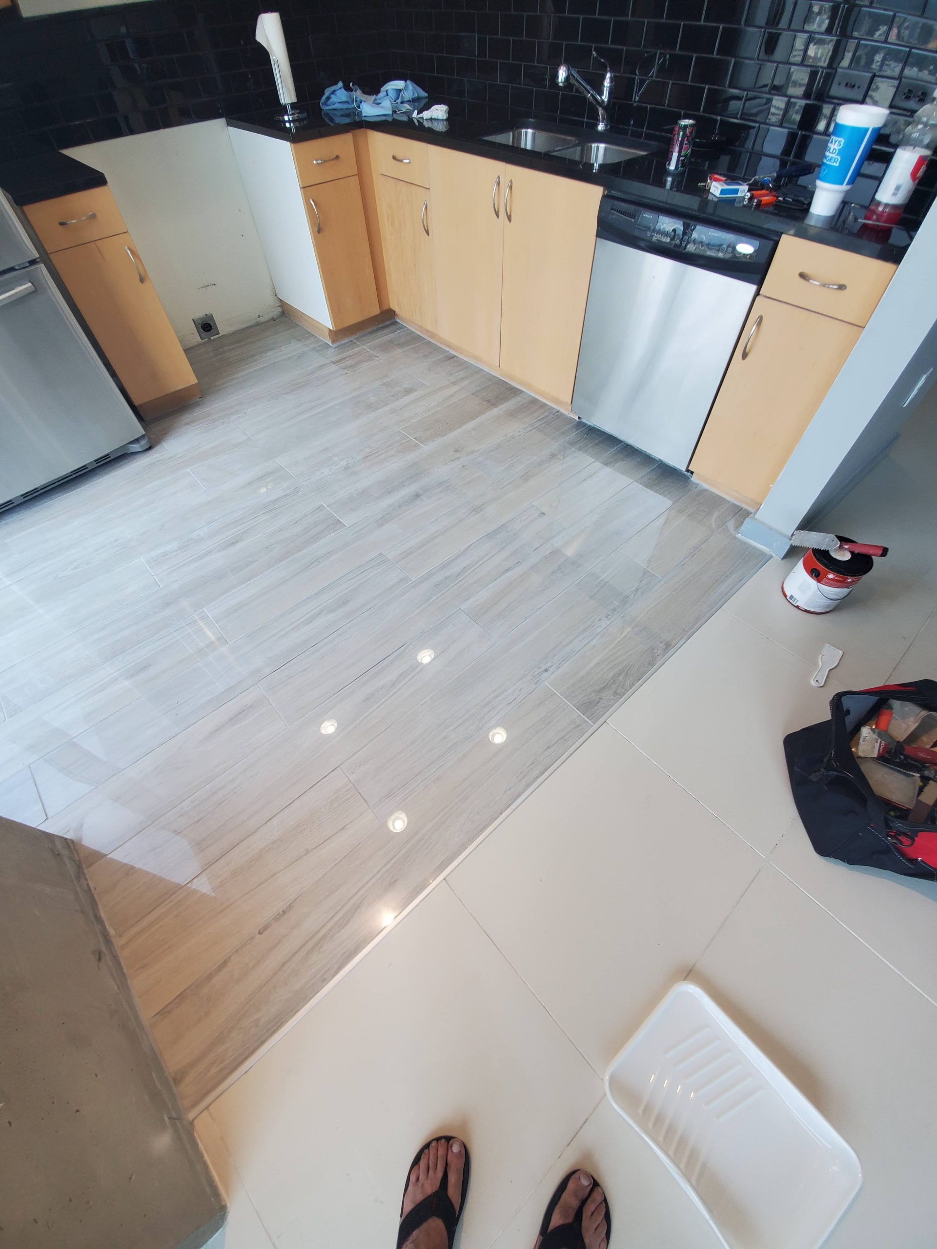 Professional tile flooring installed with clean grout lines and precision Expert Tile Flooring Installation